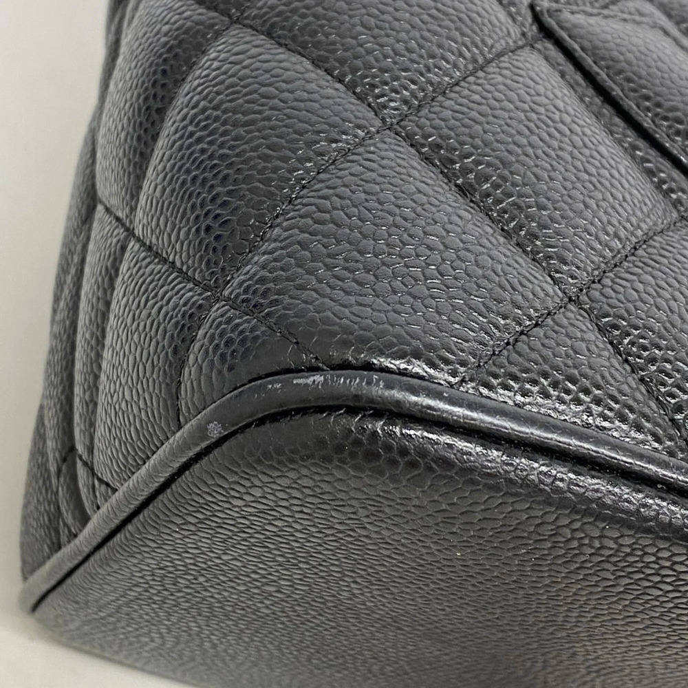 CHANEL Black Caviar Leather Reissue Tote Bag - Picture 6 of 9
